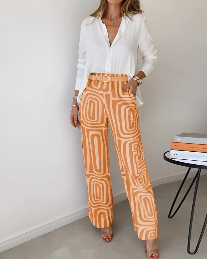Isaline™ | Ensemble Deux Pièces Élégant avec Blouse Offerte