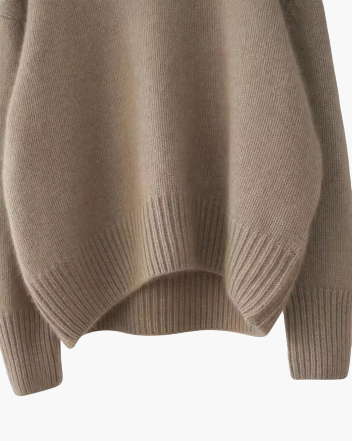 PULL DOUX AVEC COL HAUT