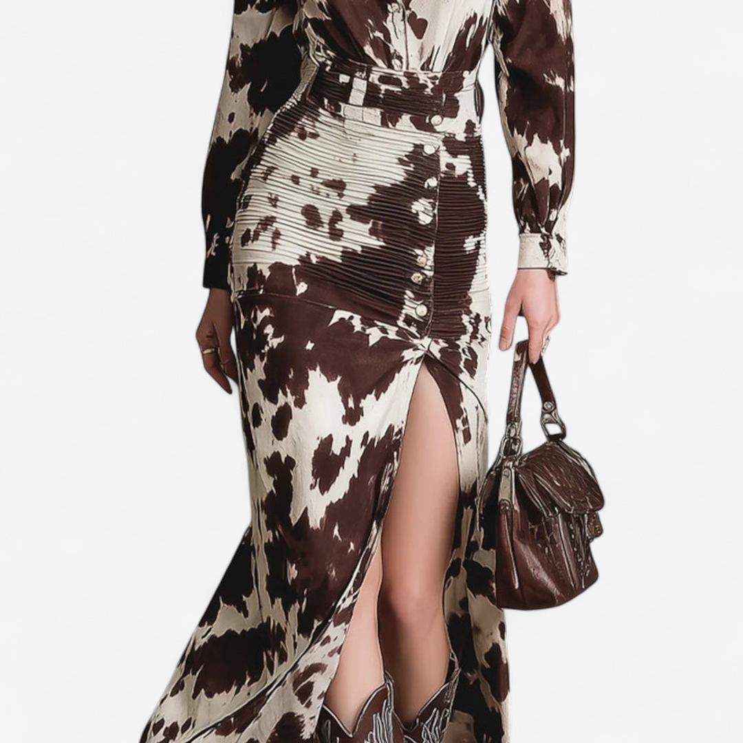 Dolores™ Élégante robe imprimée