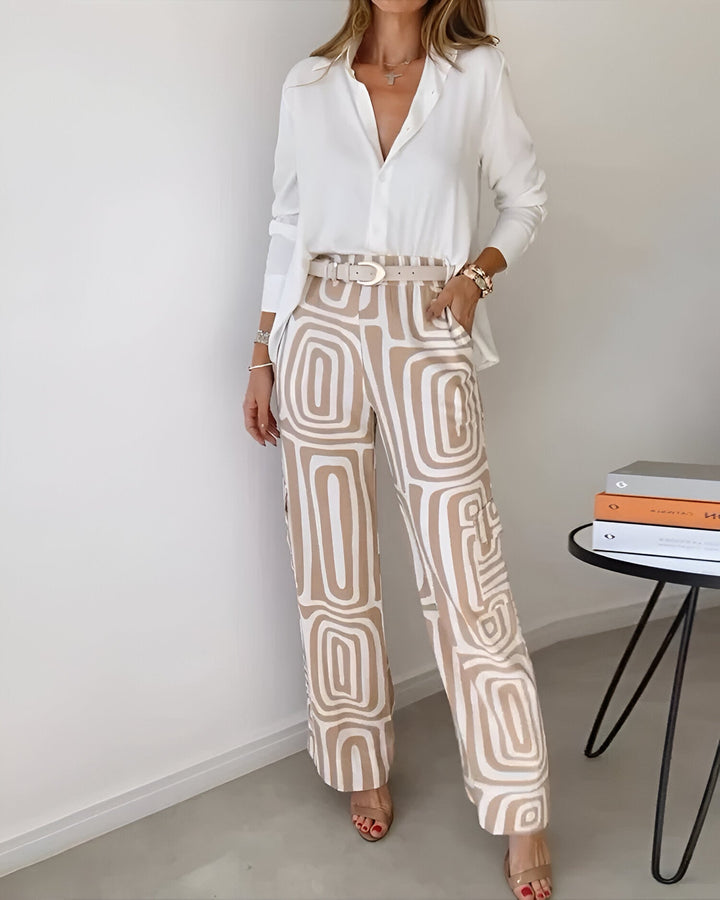 Isaline™ | Ensemble Deux Pièces Élégant avec Blouse Offerte