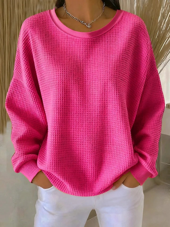Sylvia | Sweat Femme Doux Oversize Chaud et Confortable pour un Style Élégant