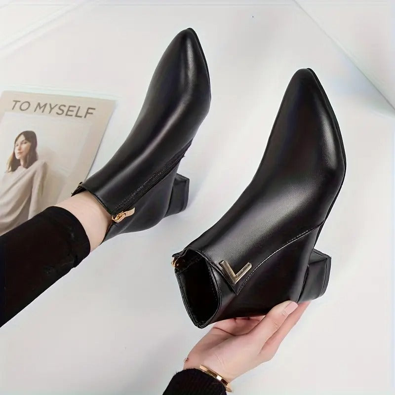 Adelina® - Bottines Orthopédiques Élégantes en Cuir⏐Édition Premium