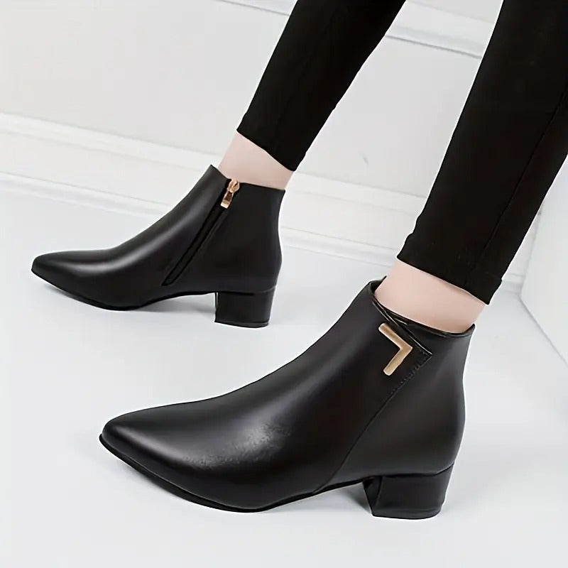 Adelina® - Bottines Orthopédiques Élégantes en Cuir⏐Édition Premium