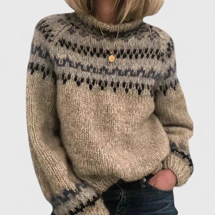 Bernarda | Élégant Pull Femme en Tricot avec Style Intemporel et Confort Doux