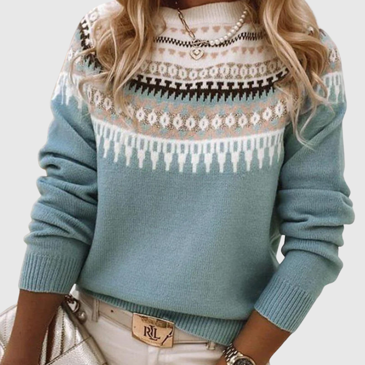 Léa | Pull Femme Tricoté Élégant et Confortable pour Style Polyvalent