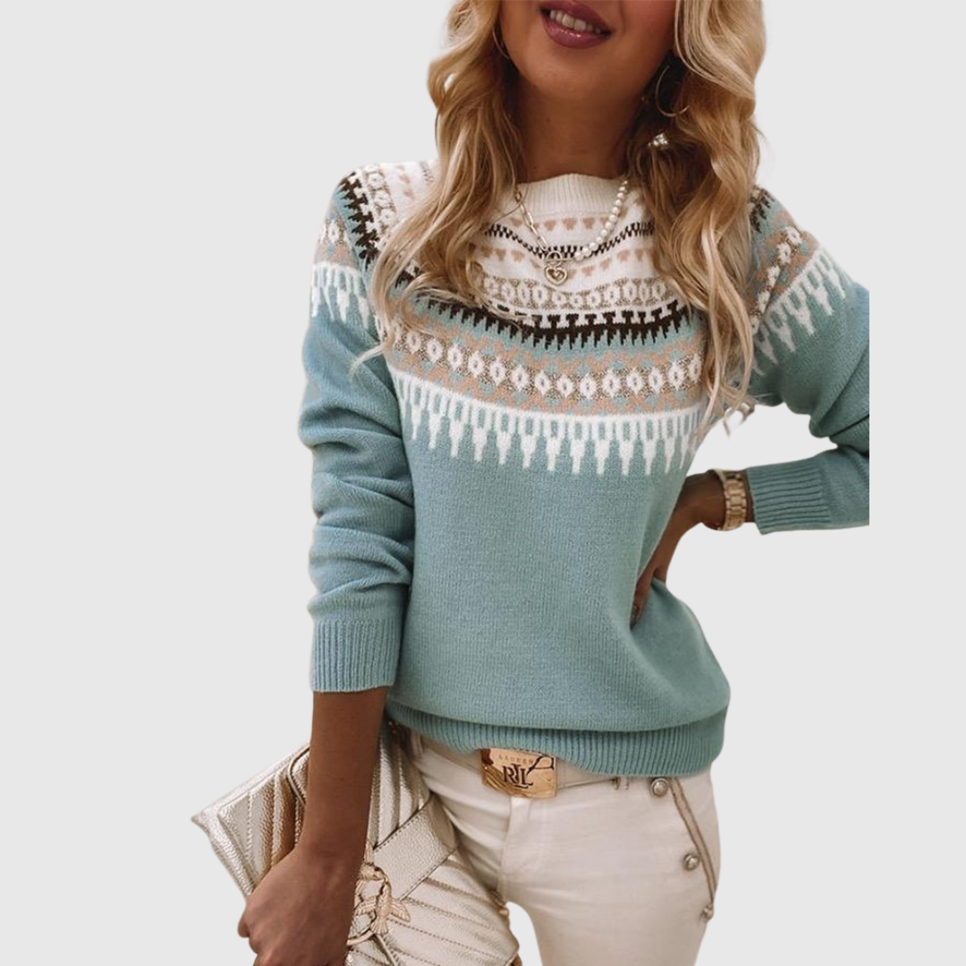 Léa | Pull Femme Tricoté Élégant et Confortable pour Style Polyvalent