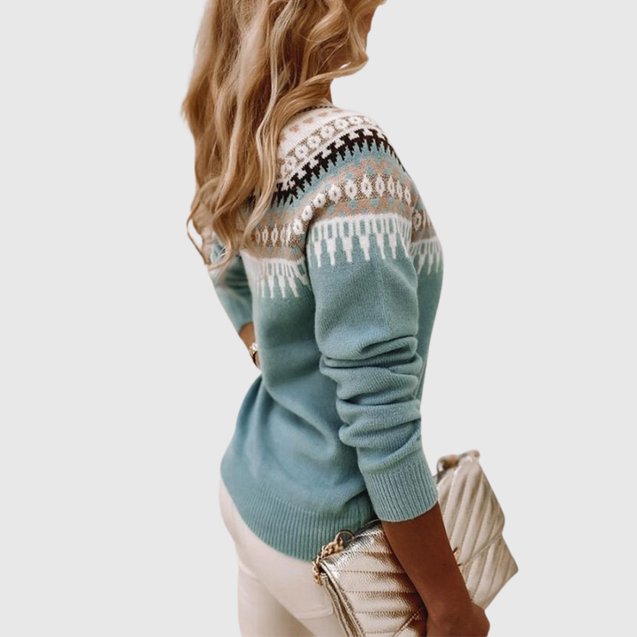Léa | Pull Femme Tricoté Élégant et Confortable pour Style Polyvalent