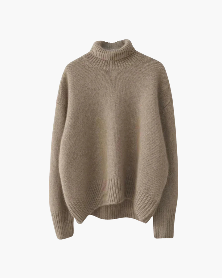 PULL DOUX AVEC COL HAUT