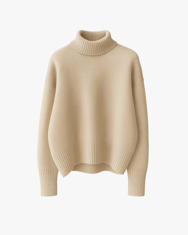 PULL DOUX AVEC COL HAUT
