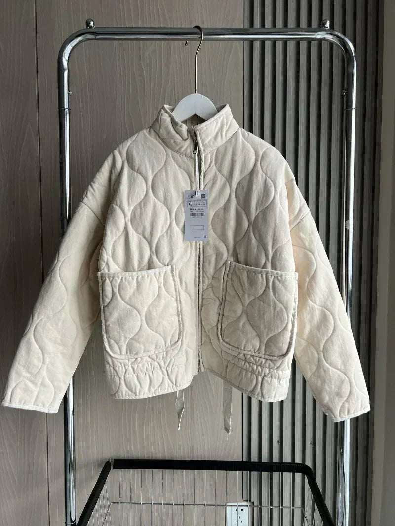 Arnalie - Veste Quotidienne avec Détails de Poche