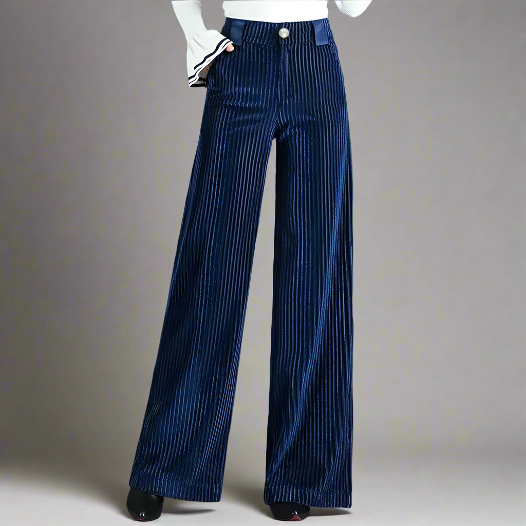 Mathilde™ | Pantalon Vintage en Velours Côtelé