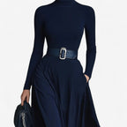 Yvelise™ Robe longue à col haut