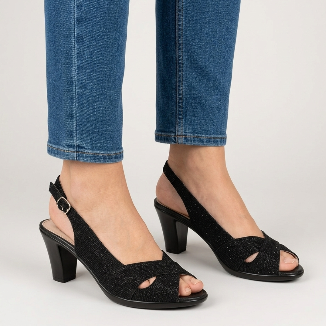 Zora – Sandale confortable pour femme à talon