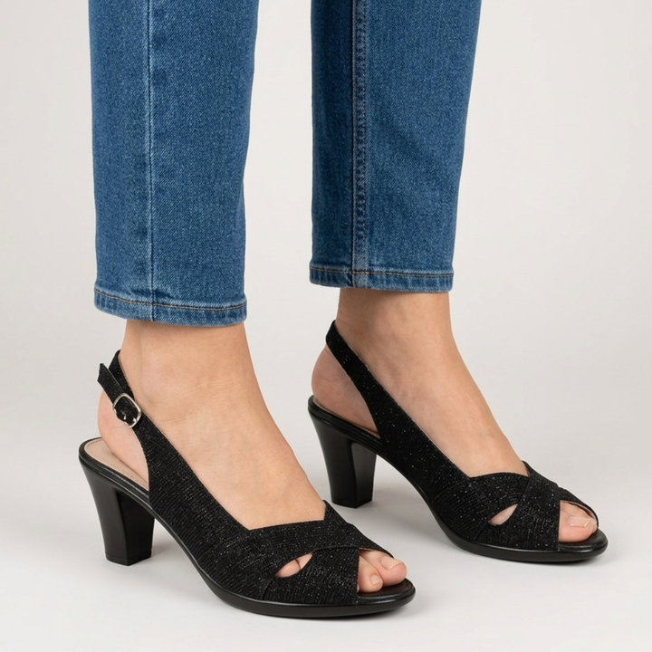 Zora – Sandale confortable pour femme à talon