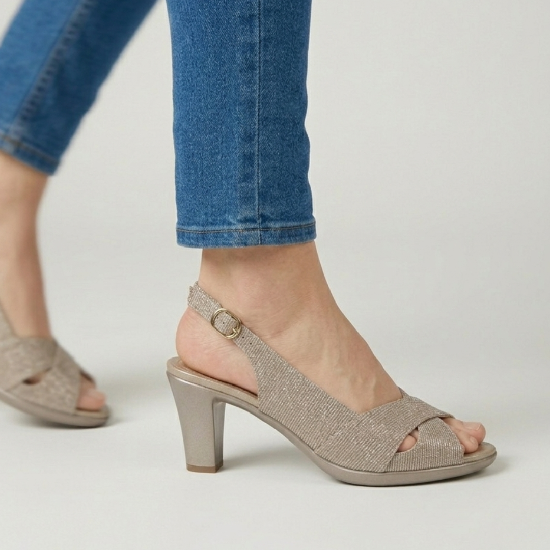 Zora – Sandale confortable pour femme à talon