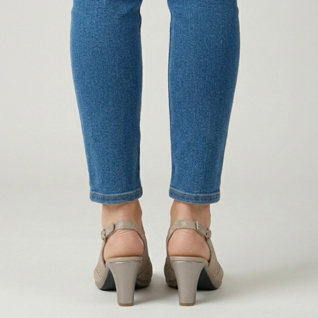 Zora – Sandale confortable pour femme à talon
