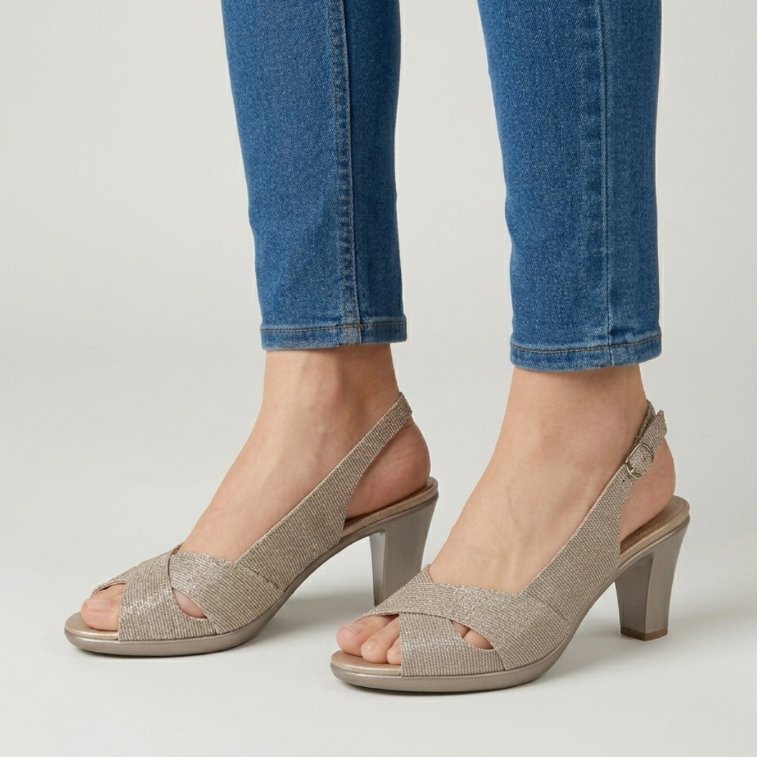 Zora – Sandale confortable pour femme à talon