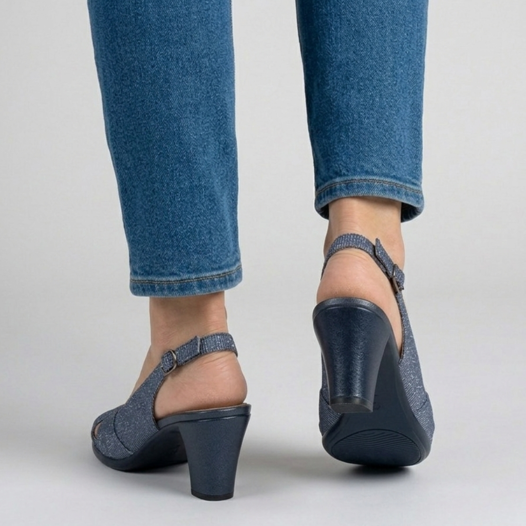 Zora – Sandale confortable pour femme à talon